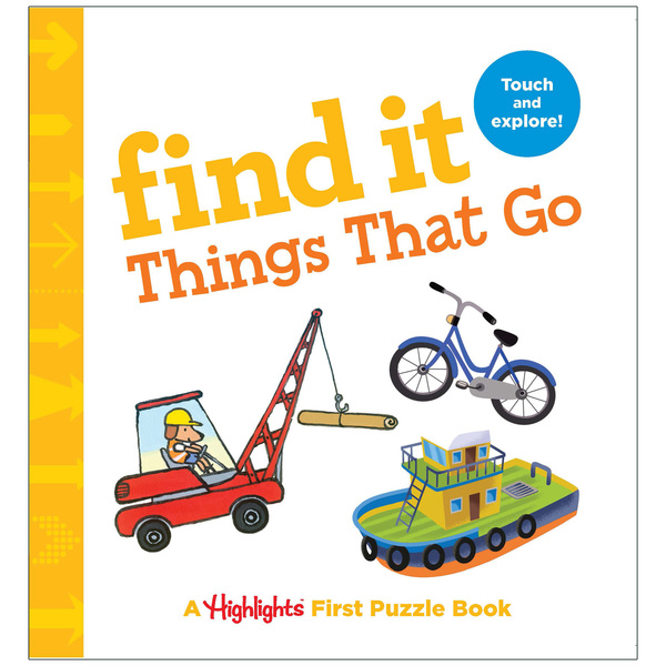 Highlights Find It Things That Go Board Book 9781684372546